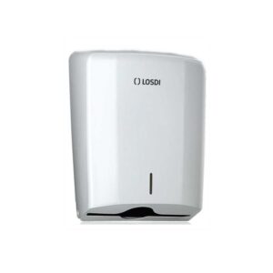 Folded Hand Towel Dispenser White Colour