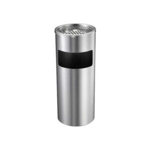 Stainless Steel Bin With Ashtray